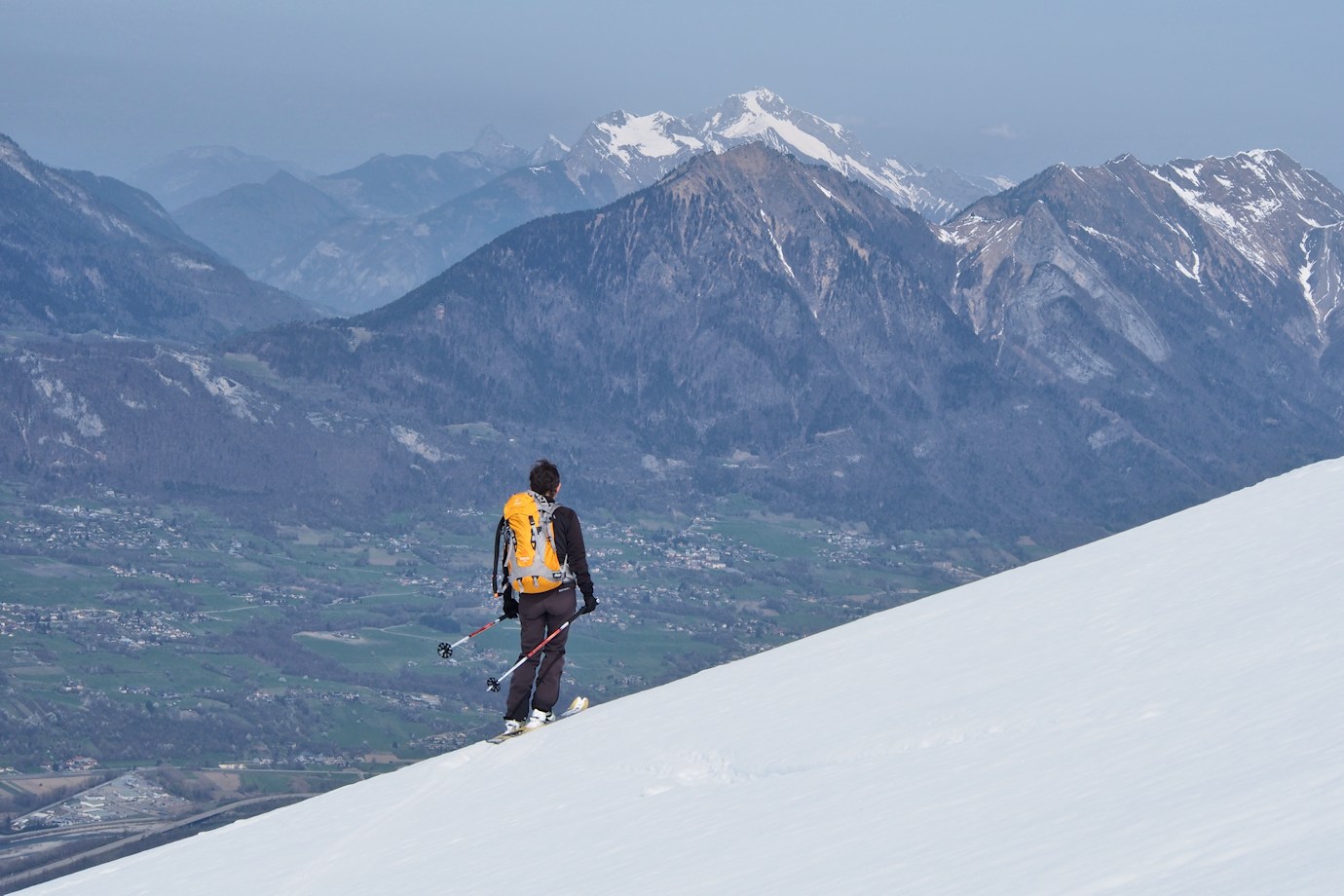 Face à la Belle Etoile : La Tournette apparaît en arrière plan.