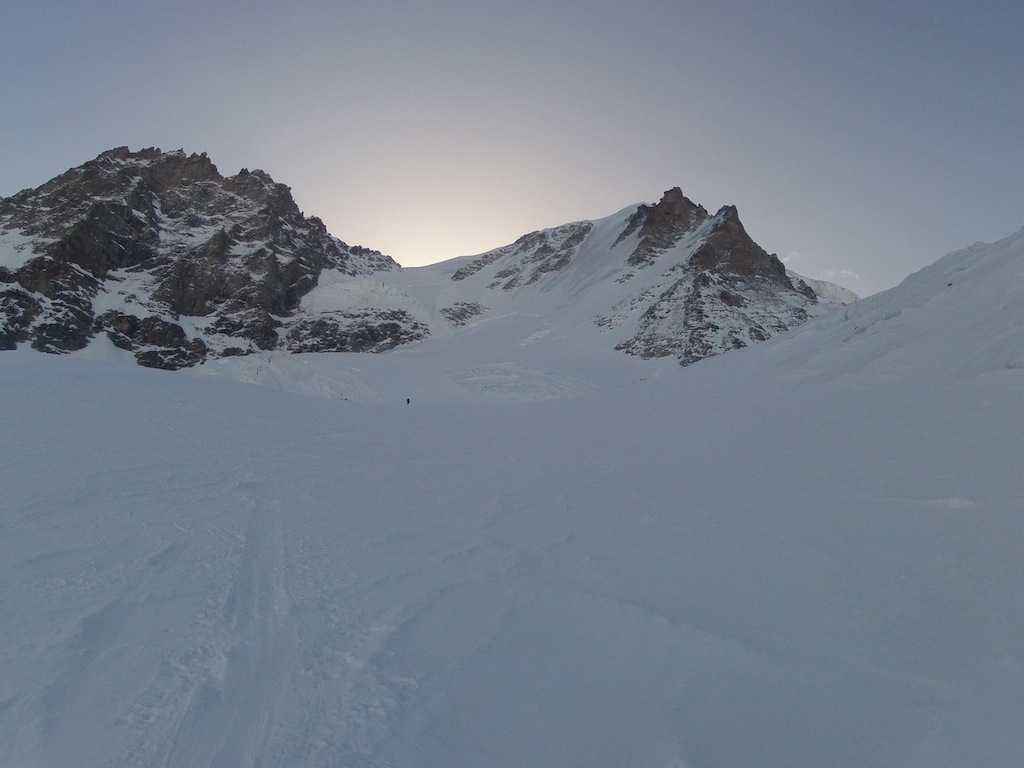 Gran Paradiso : La face nord toute en glace