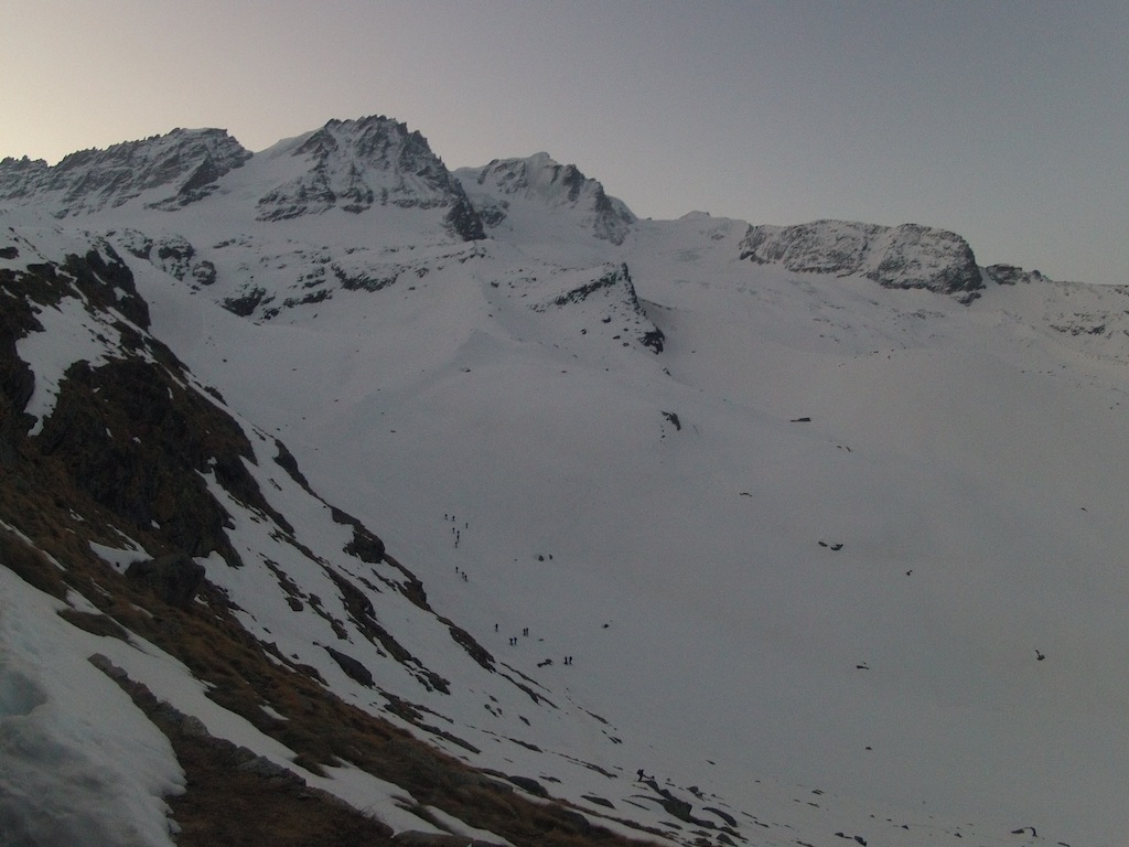#6 Gran Paradiso : Le sommet et l Gran Paradiso : Le sommet et l'itinéraire en vue
