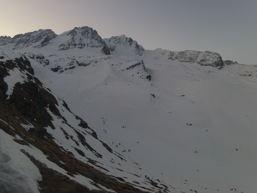 Gran Paradiso : Le sommet et l'itinéraire en vue