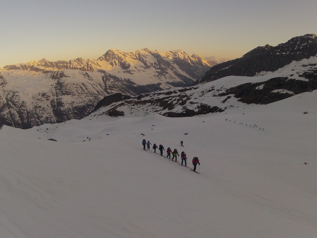 Gran Paradiso : Le départ au petit matin