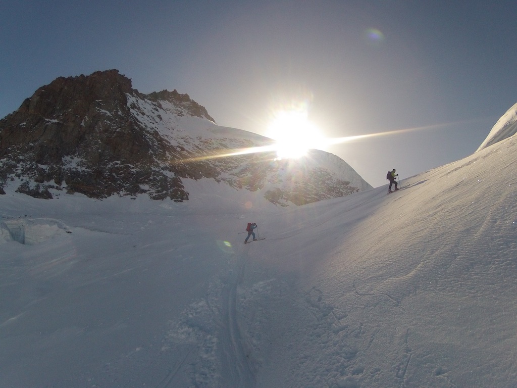 Gran Paradiso : Apparition du soleil, enfin...