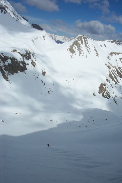 #4 Patric se gave : Superbe descente sur la face N du pas de la grande barre Patric se gave : Superbe descente sur la face N du pas de la grande barre