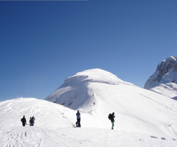 #3 Voilà le sommet tant attendu : Après un long itinéraire d Voilà le sommet tant attendu : Après un long itinéraire d'approche, enfin on voit le but, ça fait plaisir à voir!!!