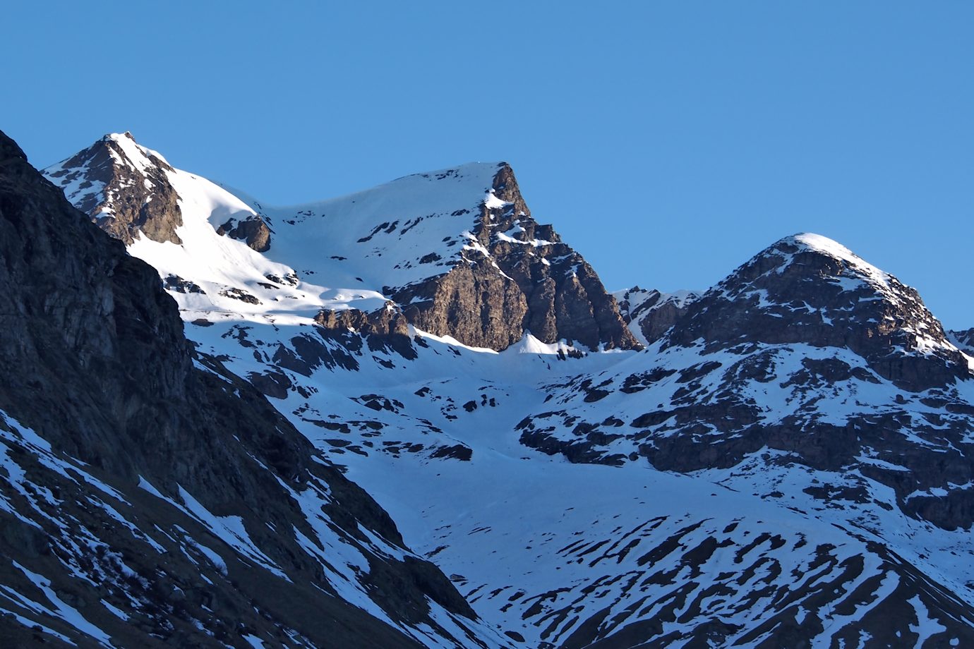 #2 Grande Aiguille Rousse : Le versant Sud. Grande Aiguille Rousse : Le versant Sud.