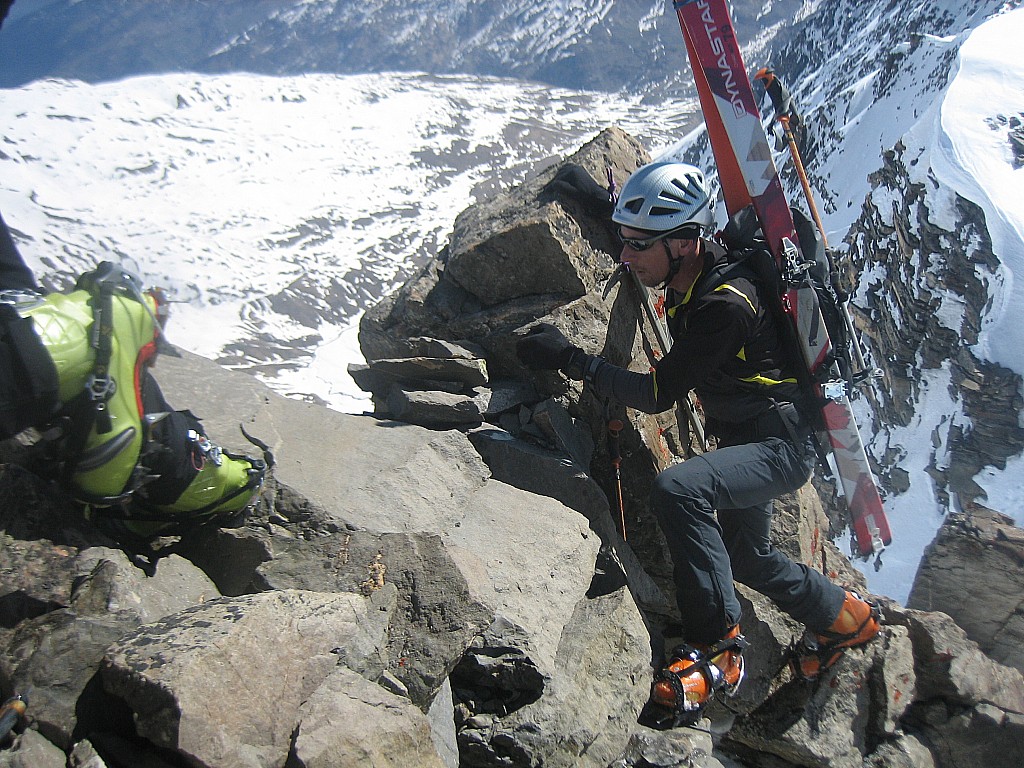 ratissieres : 2/3 pas d'escalade pour mériter le sommet