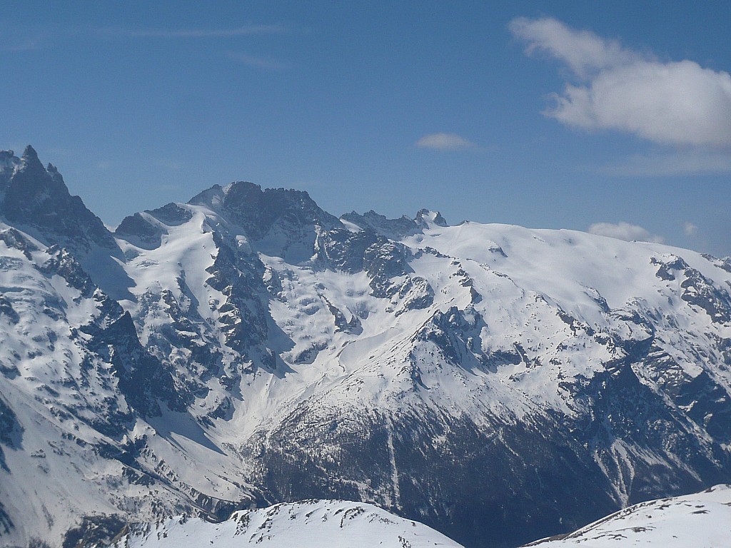 ratissieres : toujour cette vu sur les ecrins