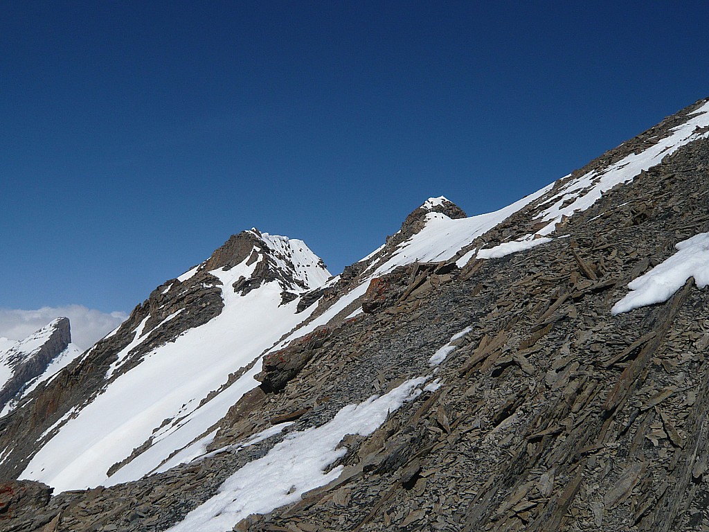 #19 ratissieres : aig d ratissieres : aig d'argentiere jusqu'au col du goleon