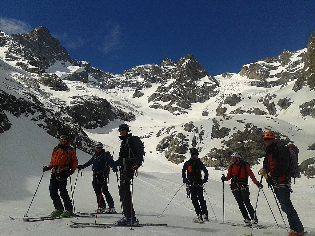 Tour Meije : C'est presque fini.... les souvenirs plein la tête, le sourire... 
ça..... c 'est fait ;-)