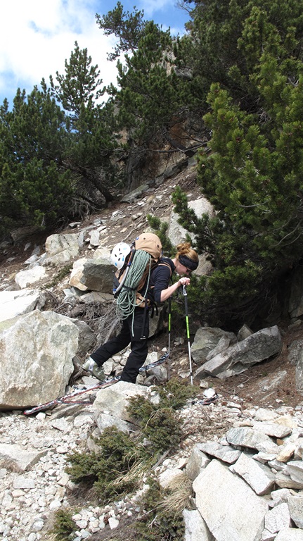 #1 Temple ecrins : Montée un peu sèche pour affuter les carres Temple ecrins : Montée un peu sèche pour affuter les carres