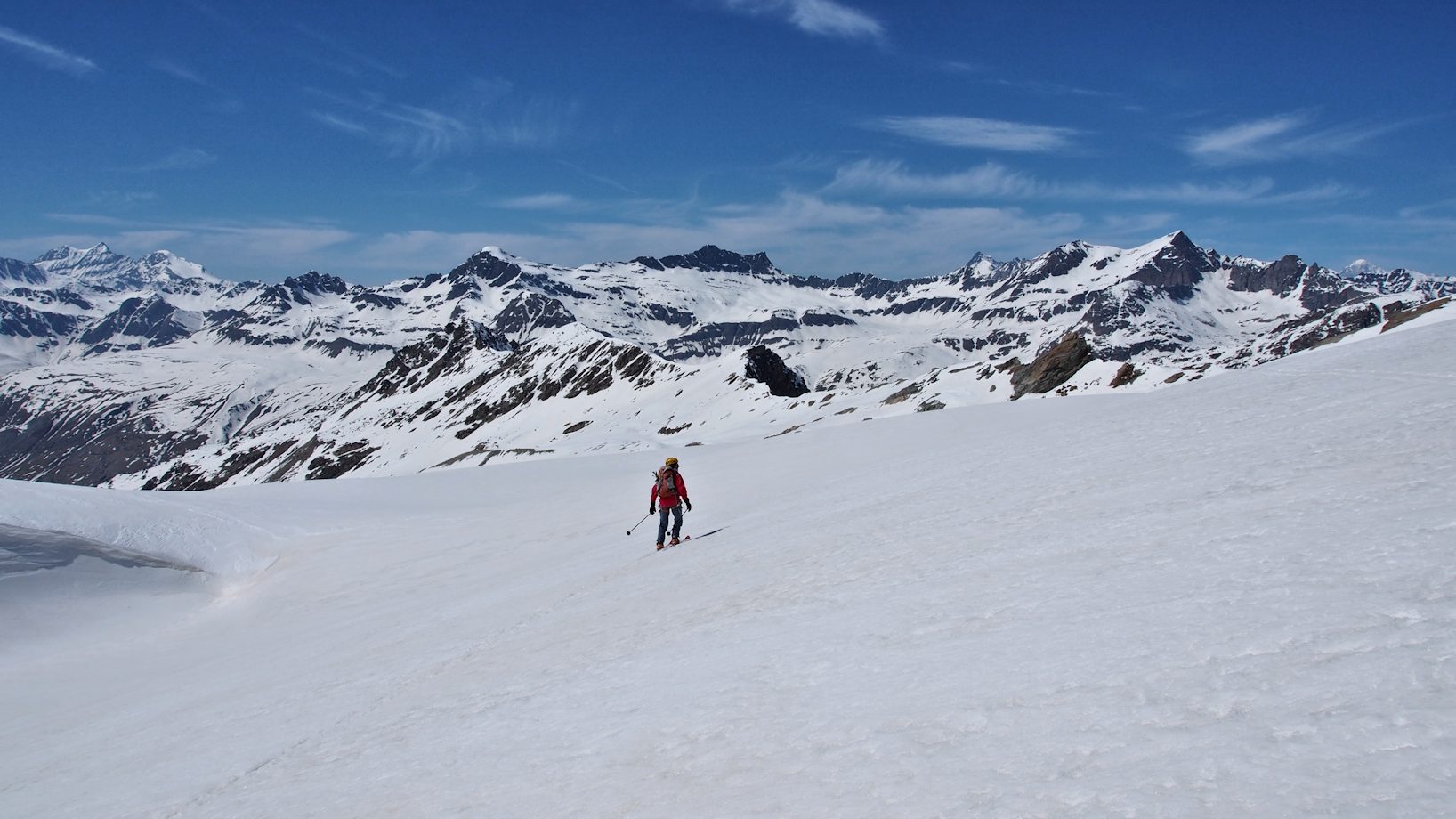 Glacier du Mulinet : Des immensités vierges.