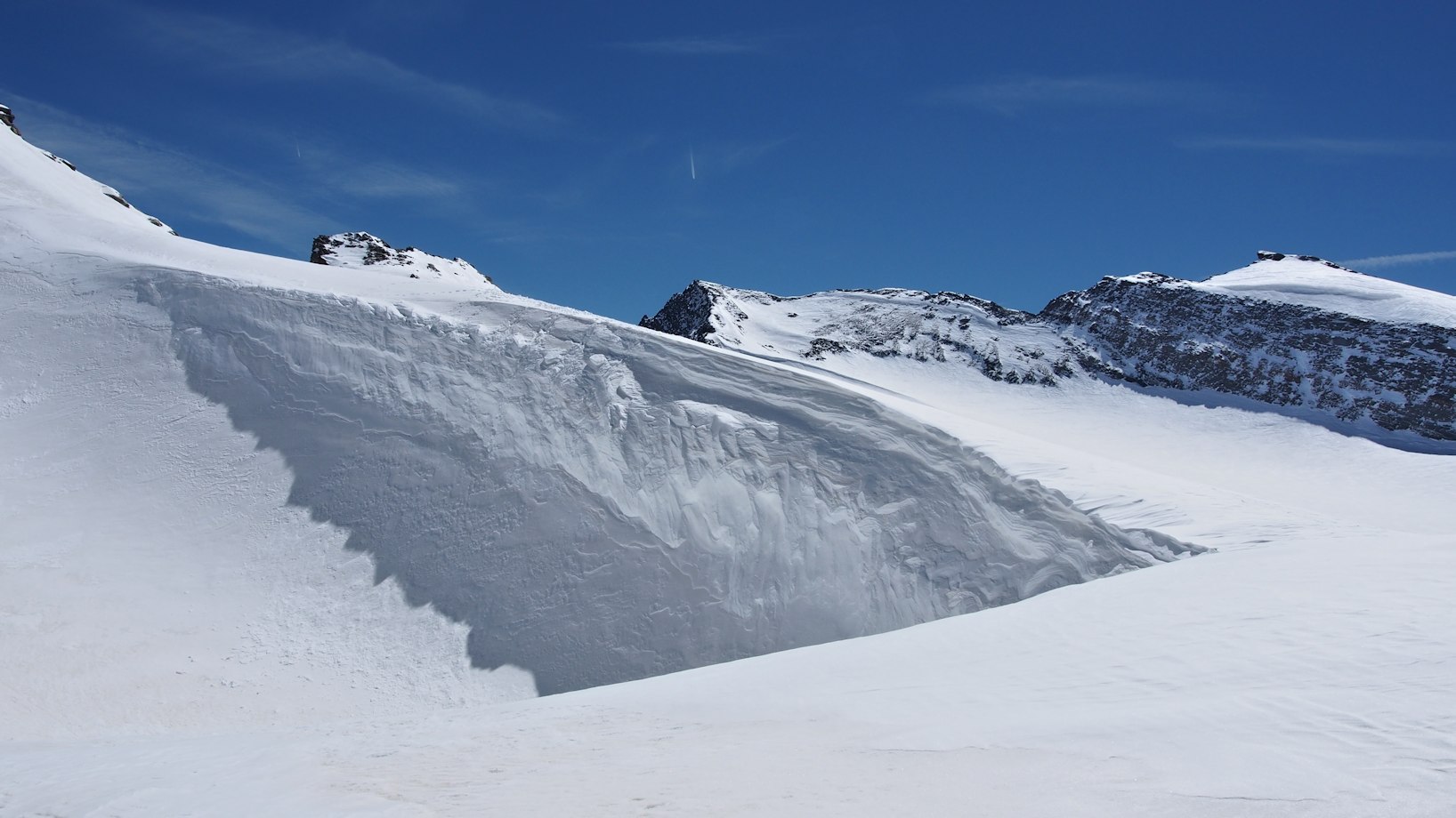 Col du Grand Méant : Le travail du vent.