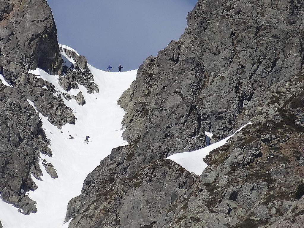 #14 Vaudaine : les 3 qui nous ont suivi ce jour dans le couloir Est de la Vaudaine Vaudaine : les 3 qui nous ont suivi ce jour dans le couloir Est de la Vaudaine