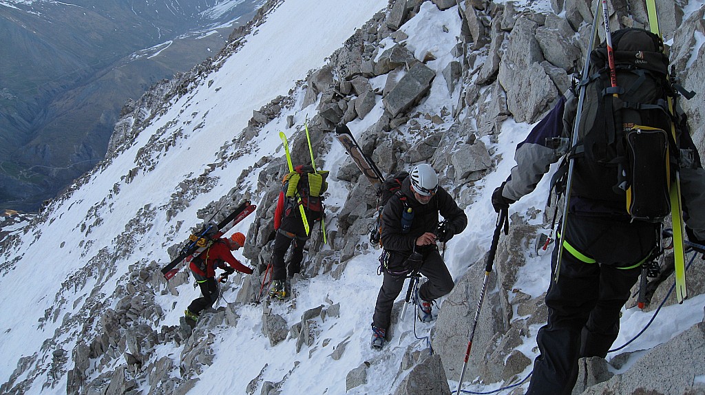 Descente versant Nord : de la Brêche