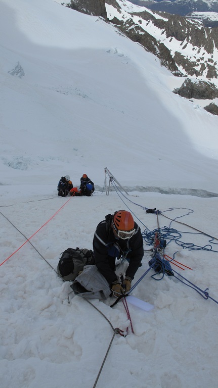 Crevasse : Une zone pas évidente pour le secours