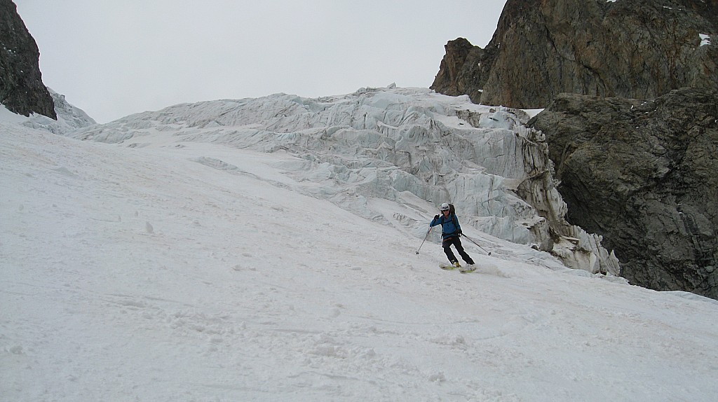 Descente majeure : au milieu des glaces