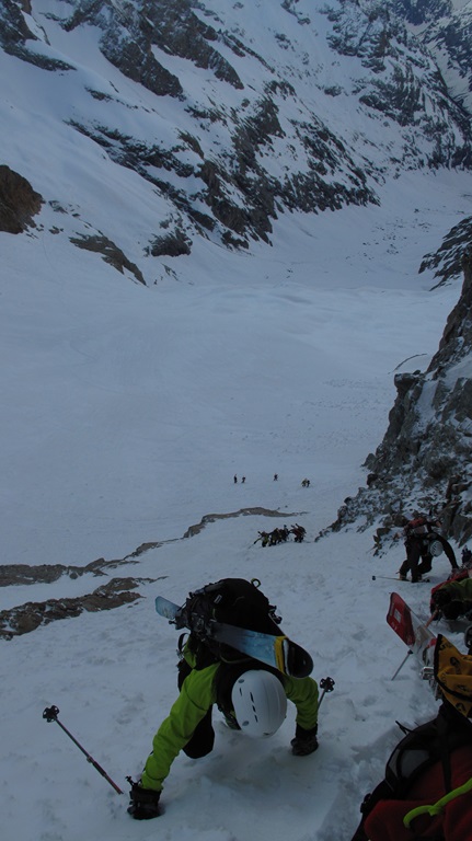 Brèche : Montée facile à la brèche