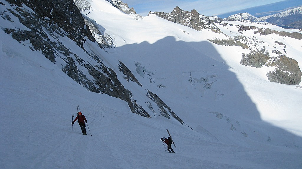 Quelquepart : en face Nord de la Meije