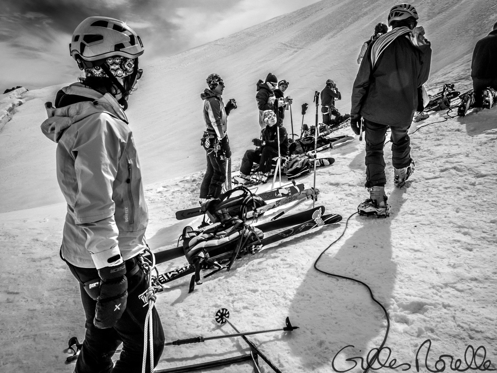 #22 Repos bien mérité : Avant d Repos bien mérité : Avant d'attaquer le glacier du Tabuchet et ses quelques crevasses