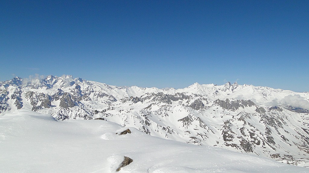 J5 Mont Thabor : Panorama avec les glaciers de La Meige
