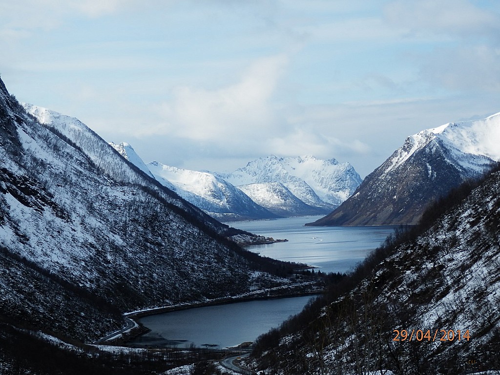 Très belle vue sur le : Sifjorden