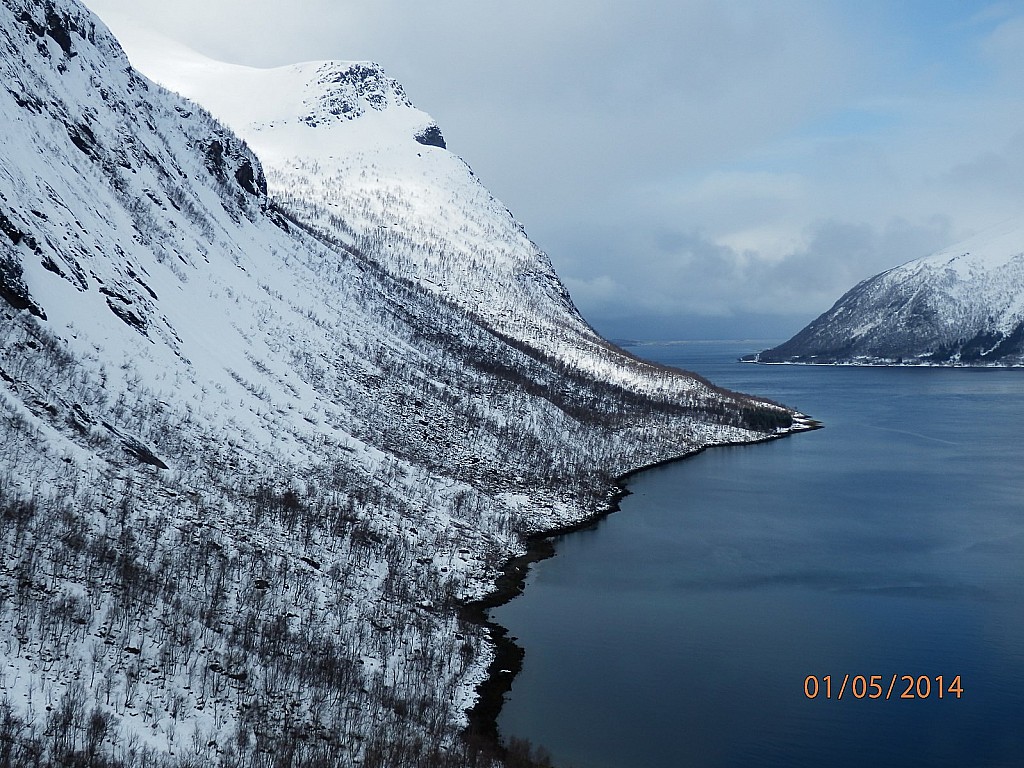 Vue magnifique sur la rive Sud : du Nordfjorden