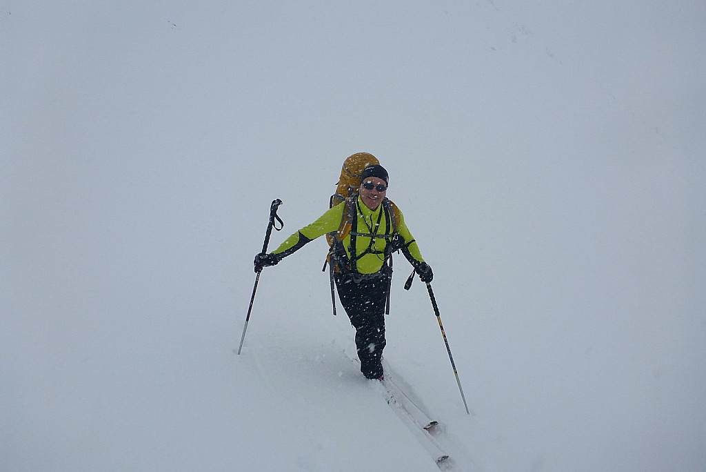 Didier sous la : neige