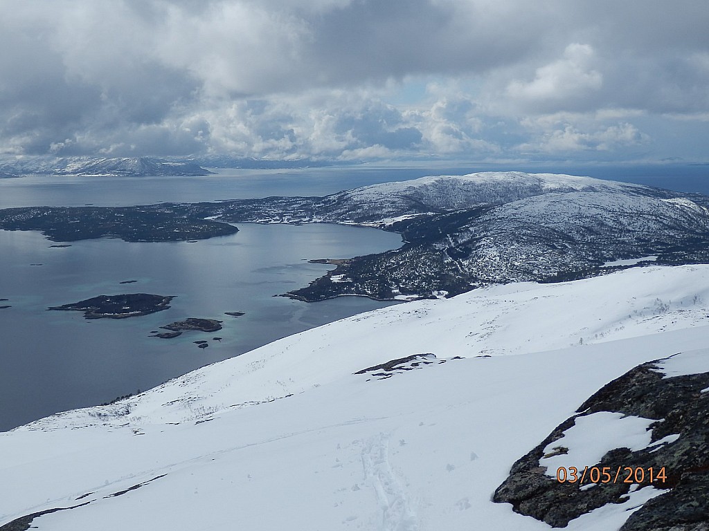 Panorama vers le Sud depuis : le sommet