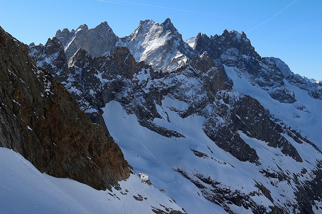 refuge du Promontoire : en montant à la Brèche