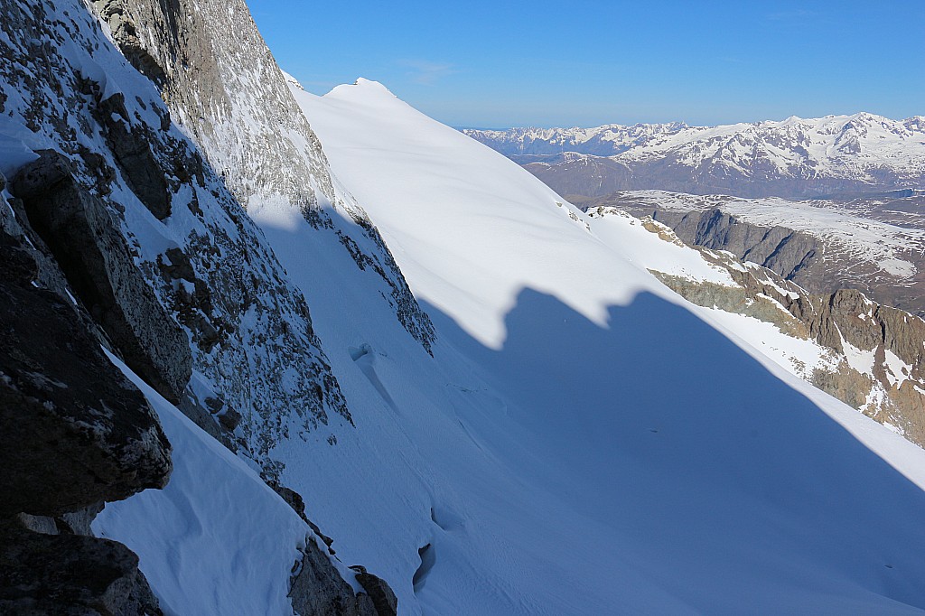 Brèche de la Meije : vue vers l'W