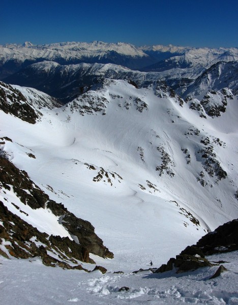 #7 Rocher d Rocher d'Arguille : Couloir E de montée.