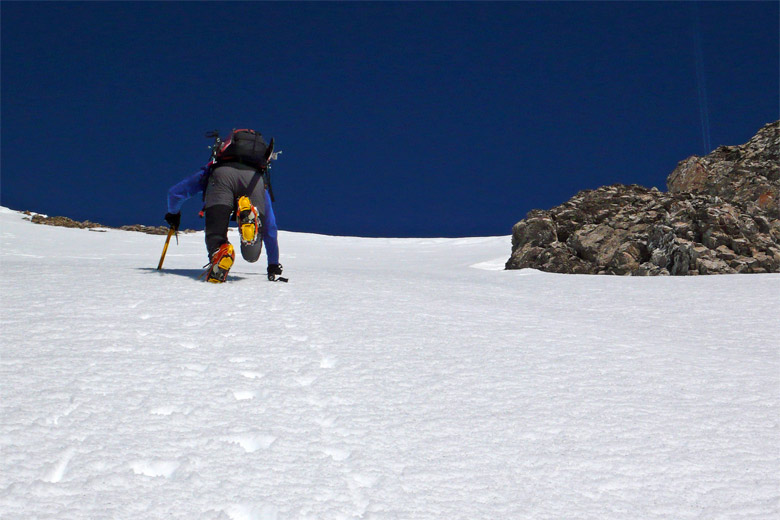 #3 Pïerre : Pïerre dans la partie raide de la face. Pïerre : Pïerre dans la partie raide de la face.