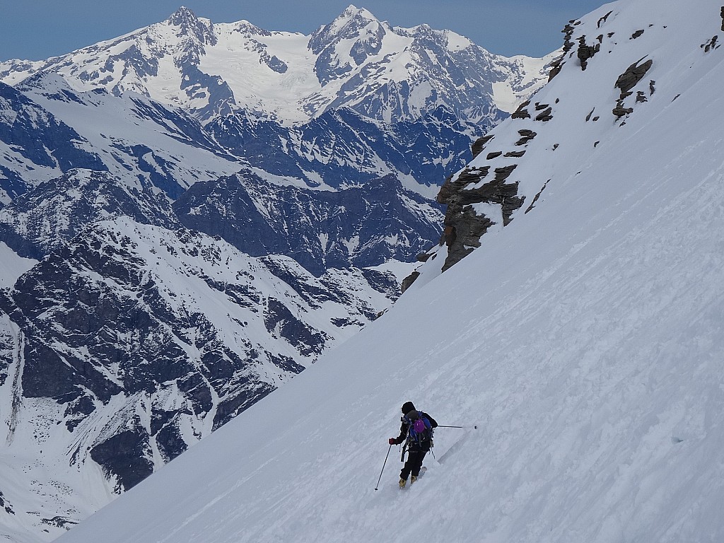 ski délicat : bonne humeur et bonne forme au sommet pour Christine