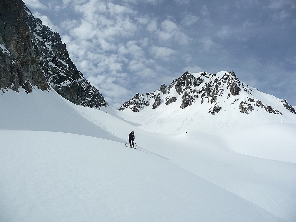 Glacier Combe Madame : Glacier de la Combe madame, moquette appréciable