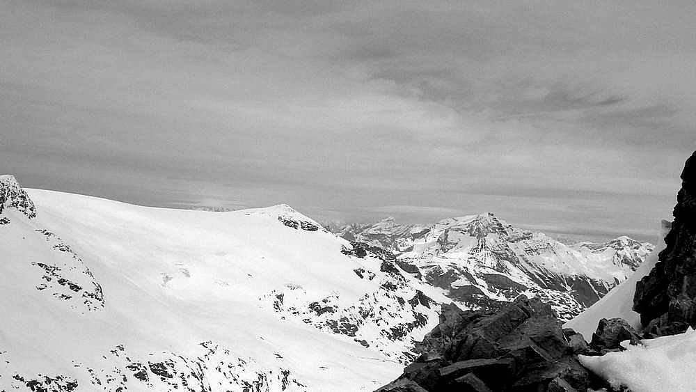 Glacier de la Mahure : Dôme de Chasseforet et Grande Casse