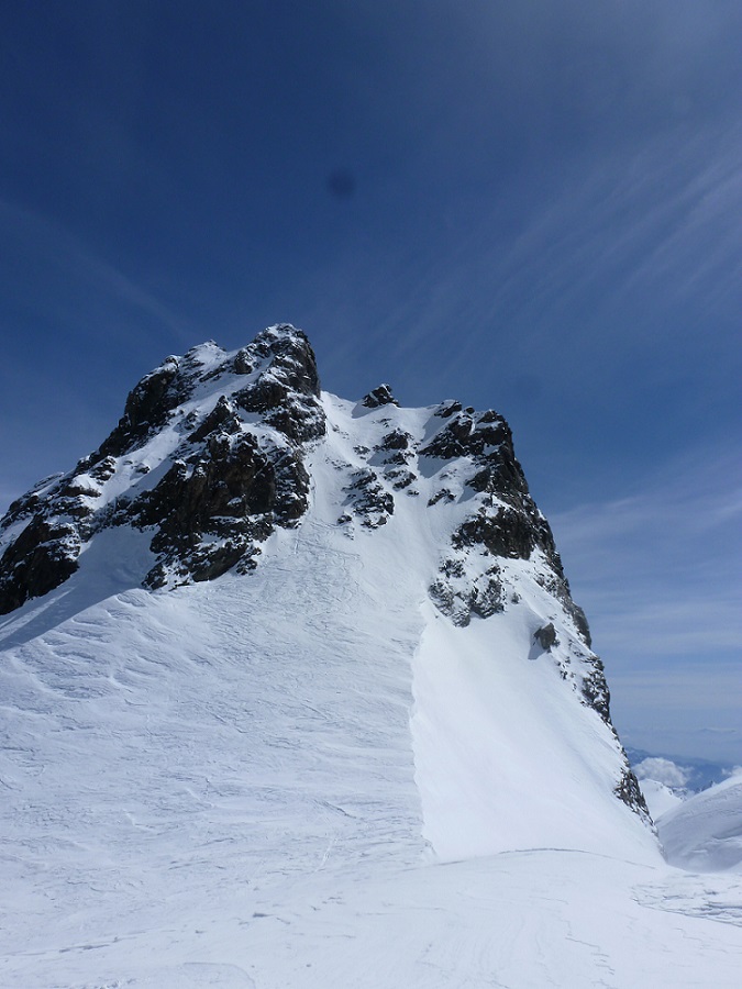 #5 Rimpfischhorn : pas pour nous aujourd Rimpfischhorn : pas pour nous aujourd'hui : on se contente de l'épaule