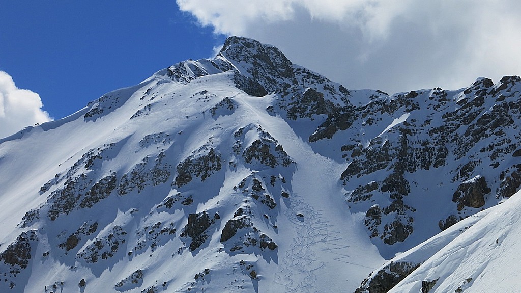 Pointe de la Combe Neuve : Inquiétude nivologique, renoncement.