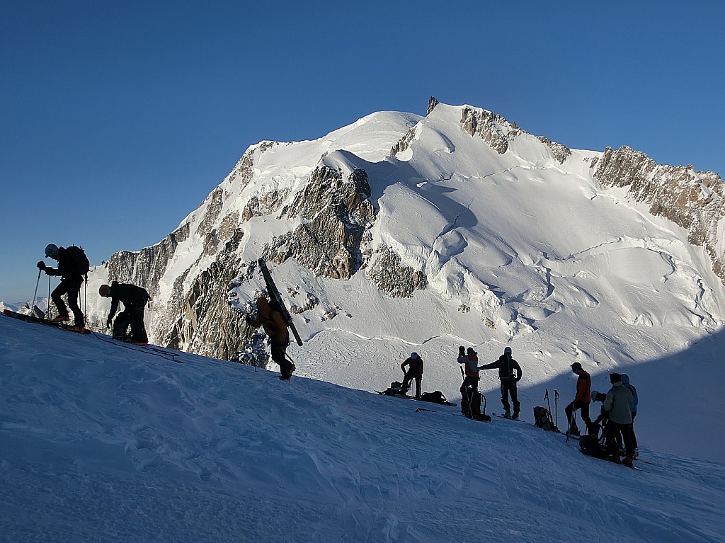 Face nord Mt Maudit : Un gros morceau nous attend !