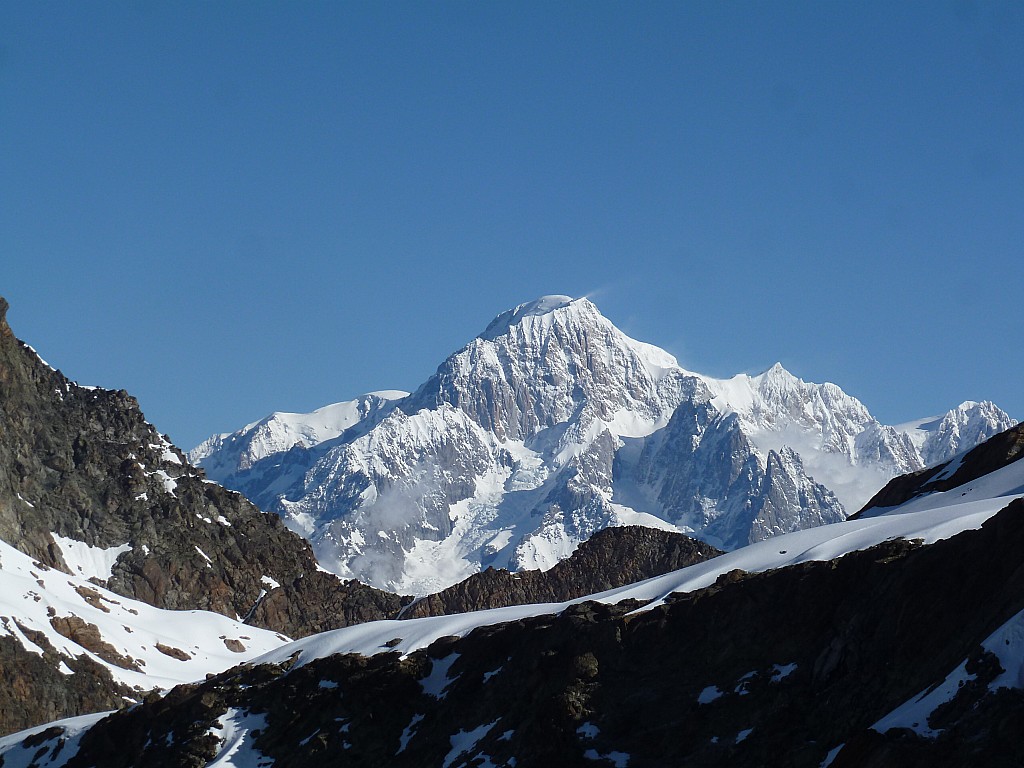 Col du Grand : Le Mont Blanc, magnifique