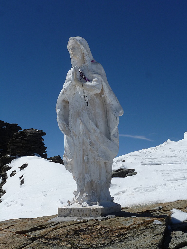 Sommet : Vierge du Ruitor