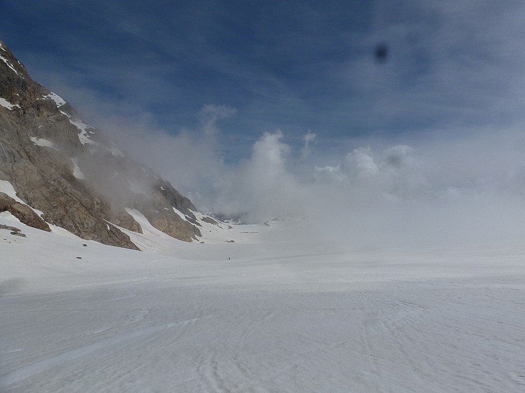 Glacier : Brouillard protecteur