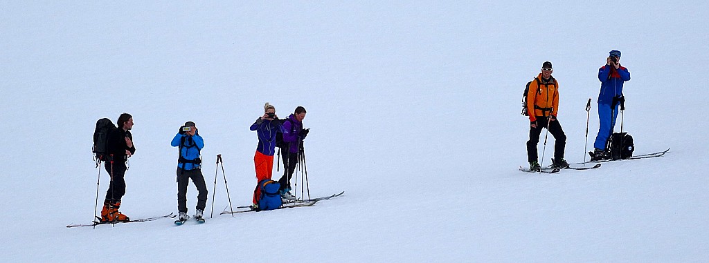 mais que regardent-ils ? : un nigaud sur un caillou je pense...