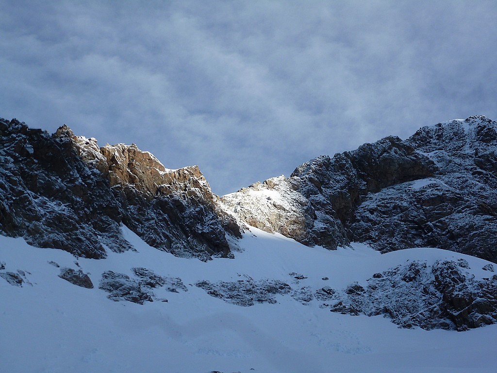 Au pied du glacier : Un bel éclairage