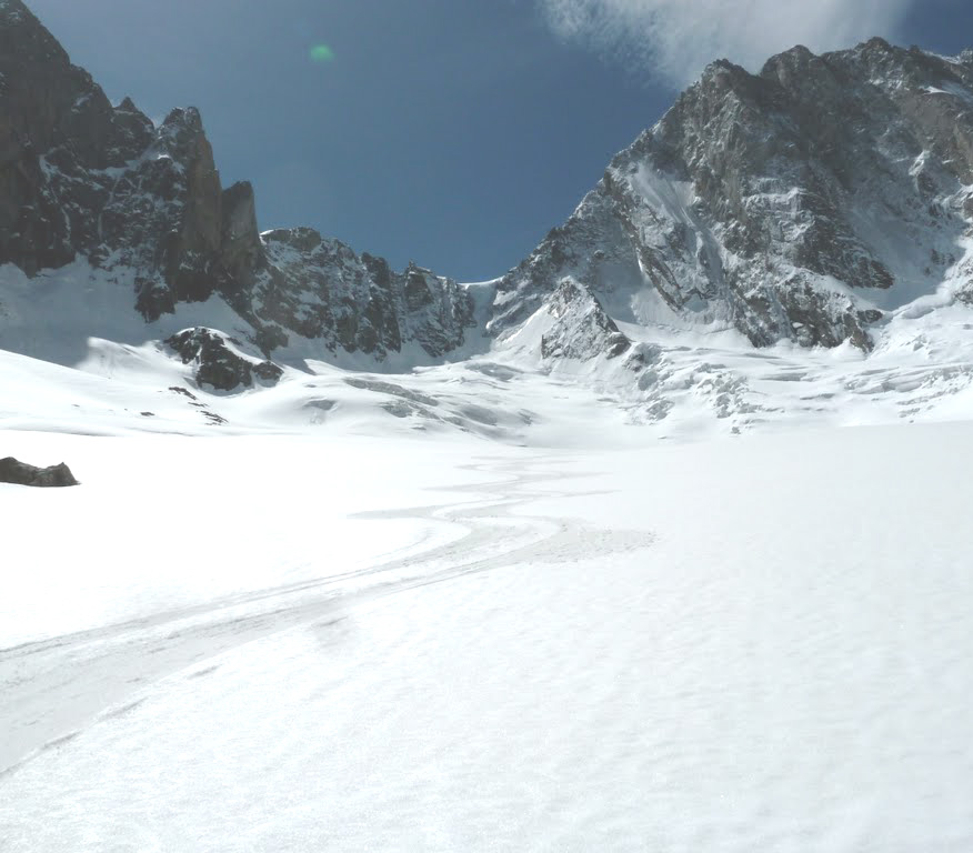 Glacier de Leschaux : Dans un tel paysage, faut pas gâcher !