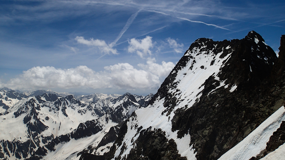 #7 Argentera : vu depuis le collet Lourousa Argentera : vu depuis le collet Lourousa