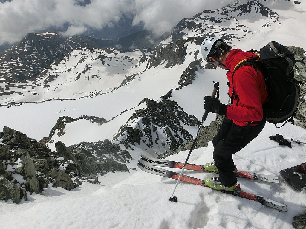 Mont de Gébroulaz : vas y lance toi Bastien