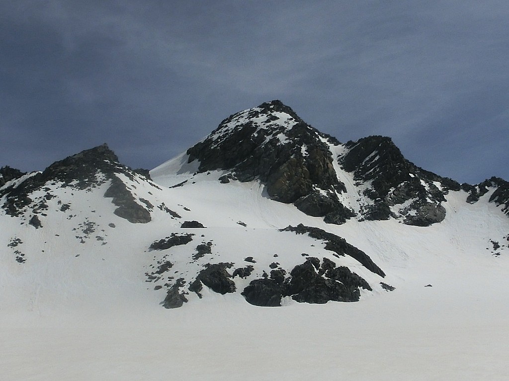 #1 Mont de Gébroulaz : Mont de Gébroulaz et la partie basse du couloir sud ouest Mont de Gébroulaz : Mont de Gébroulaz et la partie basse du couloir sud ouest