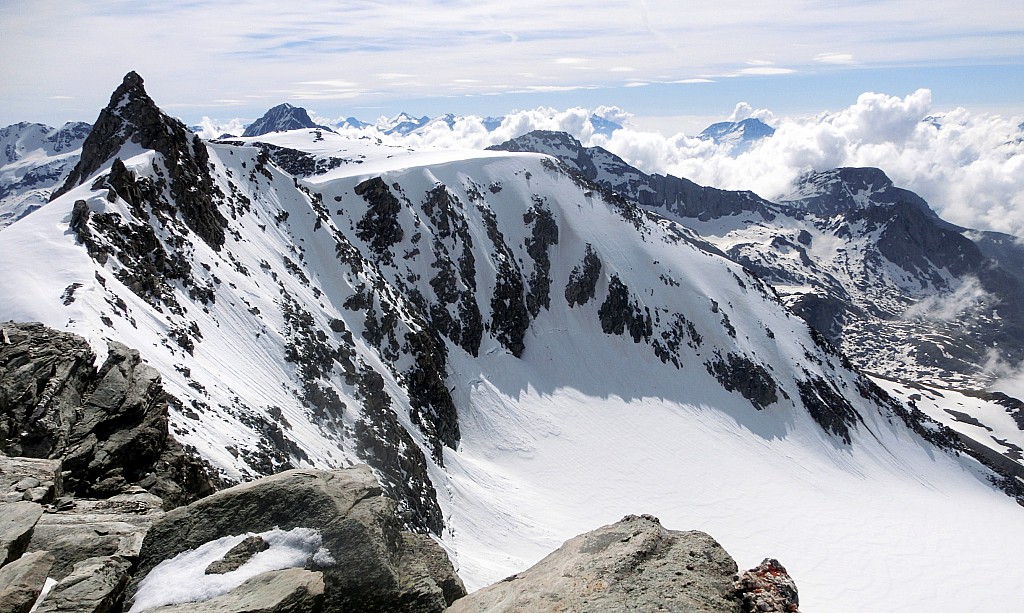 Mont de Gébroulaz : Aiguille et Dome de Polset