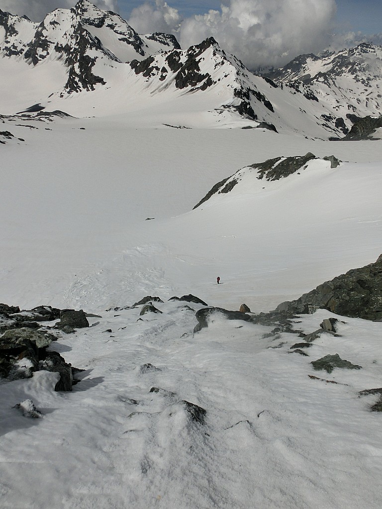 #14 Mont de Gébroulaz : final, les 15 m rocheux Mont de Gébroulaz : final, les 15 m rocheux