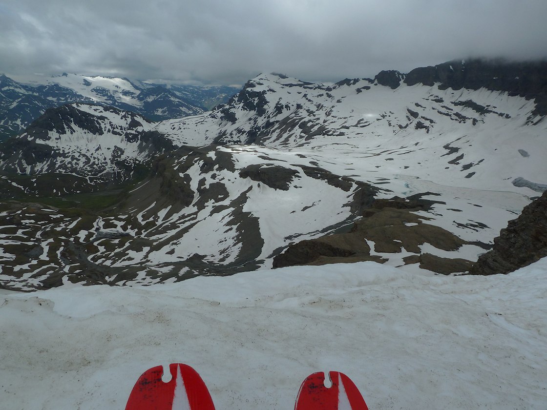 Col du Montet : le parcours retour se dessine, un peu trop gris à mon goût !